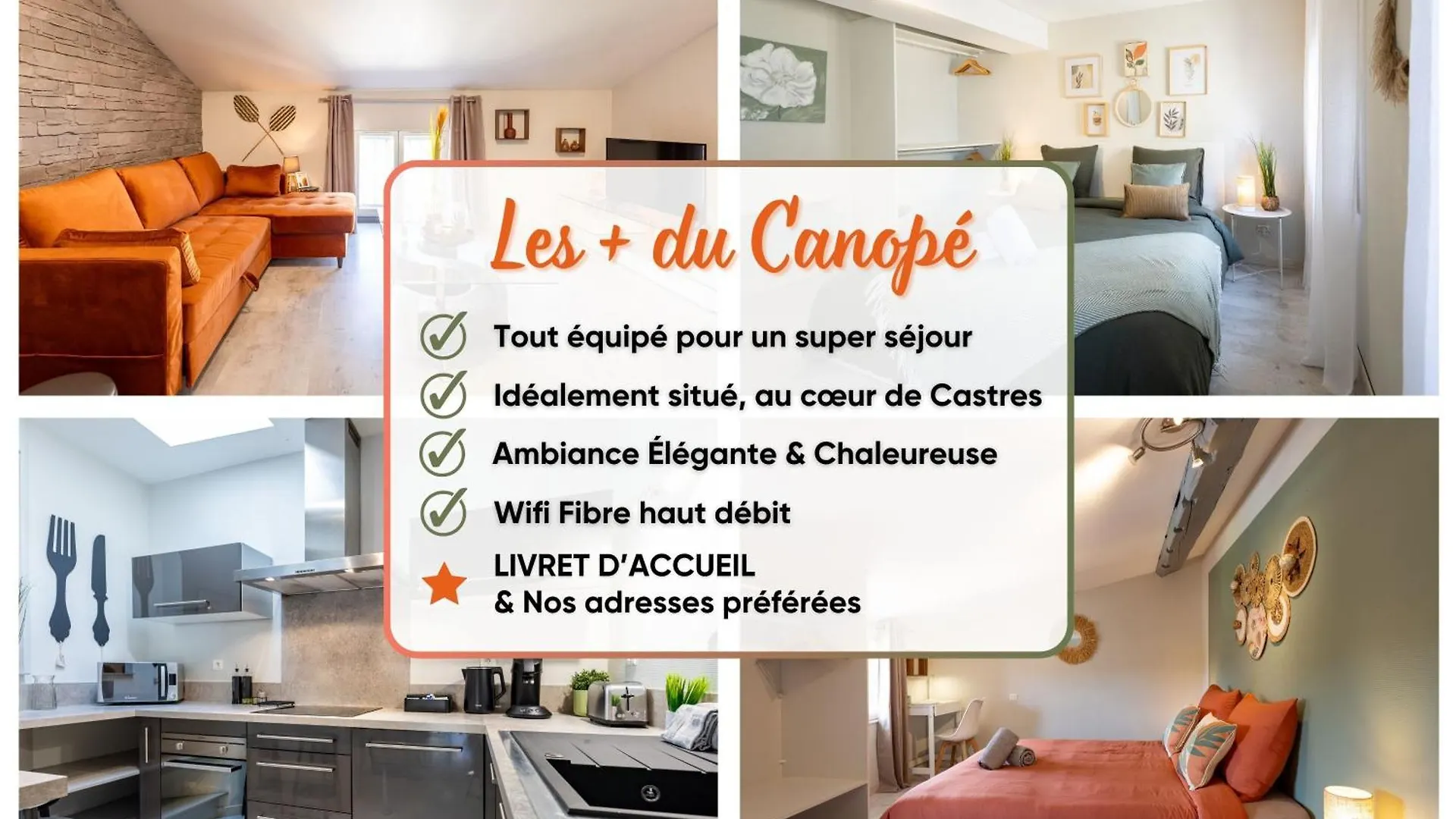 Apartment Le Canope - T3 Duplex, 2 Salles D'Eau, Hypercentre Castres